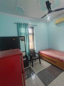 Bedroom Image of 500 Sq.ft 1 RK Independent House for rent in Jagatpura Jaipur for Rs. 10500