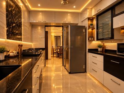 Kitchen Image of 867 Sq.ft 2 BHK Apartment / Flat for sale in SLV Neelkanth Heights, Thane West Thane for Rs. 16500000