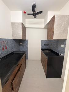 Kitchen Image of 650 Sq.ft 2 BHK Apartment / Flat for rent in Lodha Crown Kolshet, Kolshet Thane for Rs. 32000