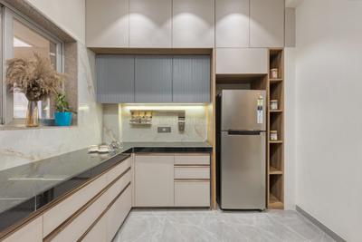 Kitchen Image of 1750 Sq.ft 3 BHK Apartment / Flat for rent in KP Courtyard, Shantipura Ahmedabad for Rs. 55000