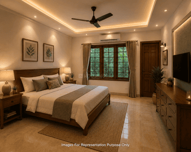 Bedroom Image of 1500 Sq.ft 3 BHK Villa for sale in Parappur Thrissur for Rs. 8600000