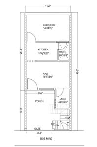 Image of 400 Sq.ft 1 BHK Independent House for sale in Dhanwantary Nagar, Jabalpur for Rs. 1281000