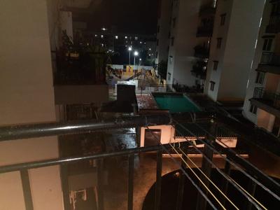 Balcony Image of 1284 Sq.ft 2 BHK Apartment / Flat for rent in MJ Lifestyle Amadeus, Rayasandra Bengaluru for Rs. 15000