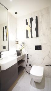 Bathroom Image of 880 Sq.ft 2 BHK Apartment / Flat for sale in Roswalt Raya, Chembur Mumbai for Rs. 24500000