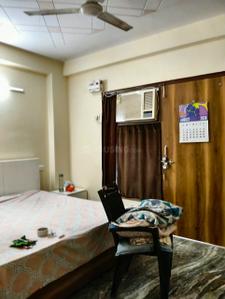Bedroom Image of 550 Sq.ft 1 BHK Builder Floor for rent in Patel Nagar Gurgaon for Rs. 20000