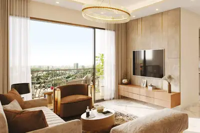 Hall Image of 687 Sq.ft 2 BHK Apartment / Flat for sale in Kabra Embraze, Ghatkopar East Mumbai for Rs. 23324000