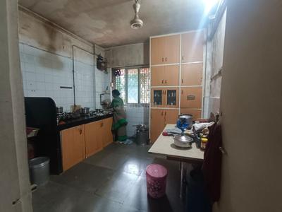 Kitchen Image of 500 Sq.ft 1 BHK Apartment / Flat for rent in Akshay New Akshay Apartments, Vile Parle East Mumbai for Rs. 48000