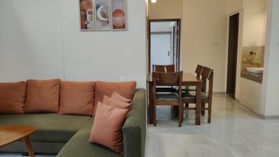 Living Room Image of 1050 Sq.ft 2 BHK Apartment / Flat for rent in Oxy Beaumonde, Viman Nagar Pune for Rs. 72000
