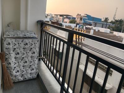 Balcony Image of 920 Sq.ft 2 BHK Apartment / Flat for rent in Cotton Manchester Sitara, Peelamedu Coimbatore for Rs. 30000