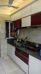 Kitchen Image of 600 Sq.ft 2 BHK Apartment / Flat for sale in Dharam Nagar Rajkot for Rs. 3700000
