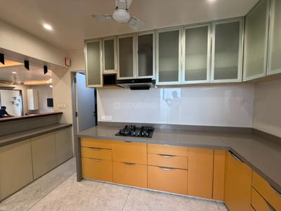 Kitchen Image of 1290 Sq.ft 3 BHK Apartment / Flat for rent in Diwalipura Vadodara for Rs. 40000