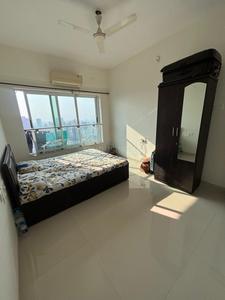 Bedroom Image of 720 Sq.ft 2 BHK Apartment / Flat for rent in Romell Aether, Goregaon East Mumbai for Rs. 75000