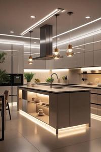 Kitchen Image of 1700 Sq.ft 3 BHK Apartment / Flat for rent in Argora Ranchi for Rs. 25000