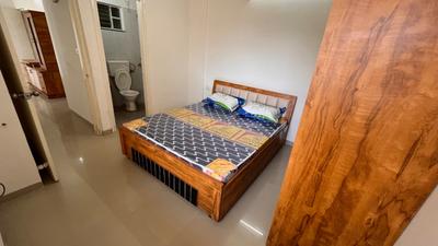 Bedroom Image of 818 Sq.ft 2 BHK Apartment / Flat for rent in Adani Aangan, Shantigram Ahmedabad for Rs. 27000