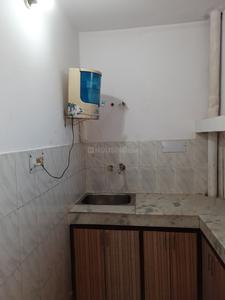 Kitchen Image of 500 Sq.ft 1 RK Penthouse for rent in Mahavir Enclave New Delhi for Rs. 13000