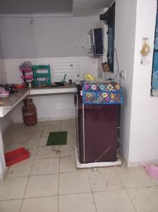 Kitchen Image of 600 Sq.ft 1 BHK Apartment / Flat for rent in Trehan Ags Green Extn, Nagla Samawadi Alwar for Rs. 8000