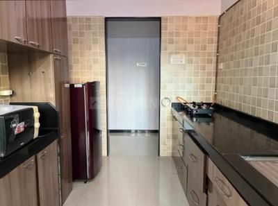 Kitchen Image of 649 Sq.ft 1 BHK Apartment / Flat for rent in Suncity Jewel Of India, Bajaj Nagar Jaipur for Rs. 12000