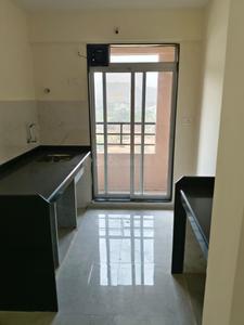 Kitchen Image of 420 Sq.ft 1 BHK Apartment / Flat for rent in Vihang Hills, Thane West Thane for Rs. 17500