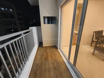 Balcony Image of 1275 Sq.ft 2 BHK Apartment / Flat for rent in Puppalaguda Hyderabad for Rs. 48000
