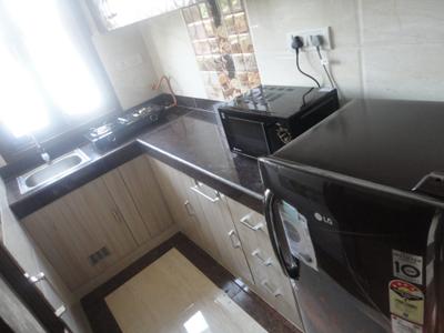 Kitchen Image of 1100 Sq.ft 1 BHK Builder Floor for rent in New Friends Colony New Delhi for Rs. 45000