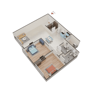 Image of 1315 Sq.ft 2 BHK Apartment / Flat for sale in Padam Samarth Srushti, Pal Gam, Surat for Rs. 5750000