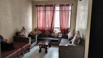 Living Room Image of 680 Sq.ft 1 BHK Apartment / Flat for rent in Kondhwa Pune for Rs. 25000