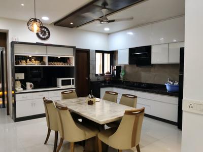 Dining Area Image of 2025 Sq.ft 3 BHK Apartment / Flat for sale in Maple Greens Residency, Shilaj Ahmedabad for Rs. 15500000