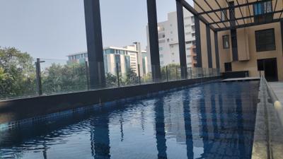 Swimming Pool Image of 1398 Sq.ft 3 BHK Apartment / Flat for sale in Ambuja Ecospace Residencia, New Town Kolkata for Rs. 15000000