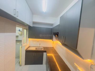 Kitchen Image of 1554 Sq.ft 3 BHK Apartment / Flat for rent in Elita Garden Vista, New Town Kolkata for Rs. 36000