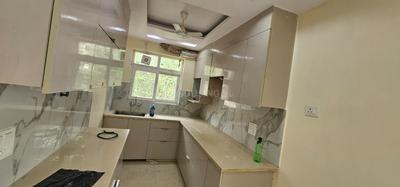Kitchen Image of 1120 Sq.ft 2 BHK Builder Floor for rent in RPS Palm Drive, Sector 88 Faridabad for Rs. 21000