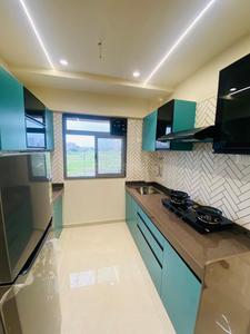 Kitchen Image of 850 Sq.ft 2 BHK Apartment / Flat for sale in Unique Poonam Sky City Phase II, Virar West Virar for Rs. 5400000