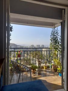 Balcony Image of 800 Sq.ft 2 BHK Apartment / Flat for rent in Bramha Skycity, Dhanori Pune for Rs. 25000