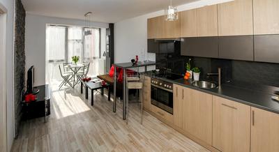 Kitchen Image of 1160 Sq.ft 2 BHK Apartment / Flat for sale in Moti Nagar Hyderabad for Rs. 8500000