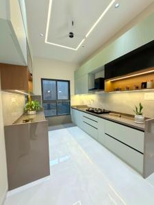 Kitchen Image of 1070 Sq.ft 2 BHK Apartment / Flat for sale in Mangalam Kk Mangalam Emerald, Rahatani Pune for Rs. 6800000