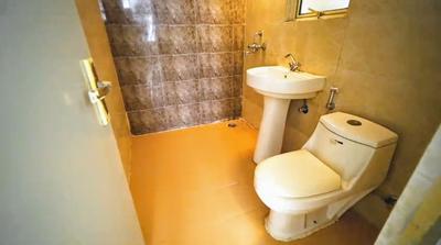 Bathroom Image of 1350 Sq.ft 3 BHK Apartment / Flat for sale in Mittal Rajnagar Residency, Raj Nagar Extension Ghaziabad for Rs. 10850000