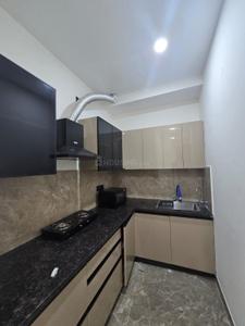 Kitchen Image of 650 Sq.ft 1 BHK Builder Floor for rent in Sector 52A Gurgaon for Rs. 43000