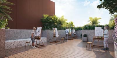 Balcony Image of 550 Sq.ft 1 BHK Apartment / Flat for sale in Malad West Mumbai for Rs. 7650000