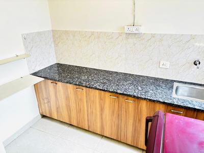 Kitchen Image of 900 Sq.ft 1 RK Apartment / Flat for rent in Sector 50 Gurgaon for Rs. 20000