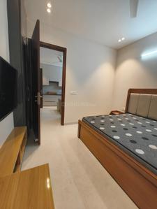 Bedroom Image of 700 Sq.ft 1 BHK Builder Floor for rent in Sector 57 Gurgaon for Rs. 38000