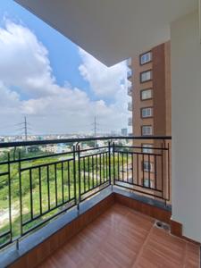 Balcony Image of 2024 Sq.ft 4 BHK Apartment / Flat for rent in Pashmina Waterfront, Battarahalli Bengaluru for Rs. 58000