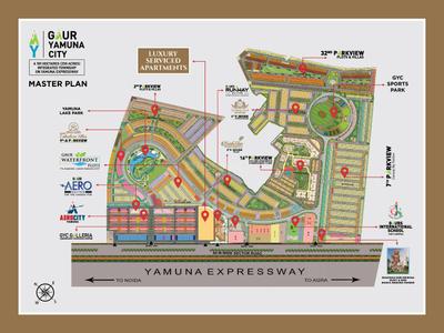 Image of 635 Sq.ft 1 BHK Apartment / Flat for sale in Amaroo Greens Studio Apartments, Yeida, Greater Noida for Rs. 8500000