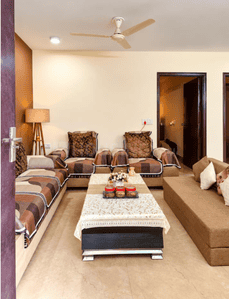 Image of 1500 Sq.ft 4 BHK Builder Floor for rent in South City Floors 1, Sector 41, Gurgaon for Rs. 45000