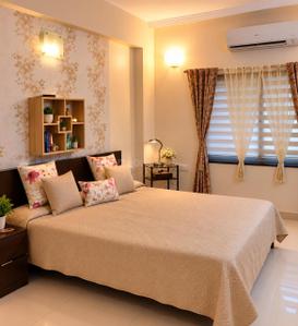 Bedroom Image of 2600 Sq.ft 3 BHK Apartment / Flat for rent in Banjara View Apartment, Banjara Hills Hyderabad for Rs. 100000