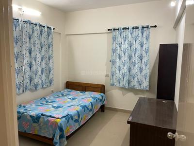 Bedroom Image of 950 Sq.ft 2 BHK Apartment / Flat for rent in Magarpatta Iris, Magarpatta City Pune for Rs. 39000