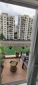 Balcony Image of 900 Sq.ft 2 BHK Apartment / Flat for rent in Pristine Pronext, Wakad Pune for Rs. 37999
