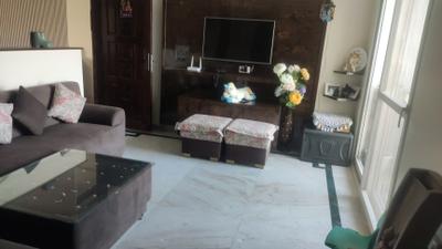 Living Room Image of 1420 Sq.ft 3 BHK Builder Floor for rent in Kanishka Tower, Ashoka Enclave Faridabad for Rs. 32000