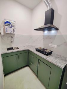 Kitchen Image of 600 Sq.ft 1 BHK Builder Floor for rent in Sector 53 Gurgaon for Rs. 30000