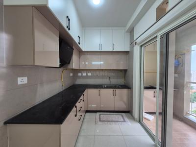 Kitchen Image of 800 Sq.ft 2 BHK Apartment / Flat for rent in Sobha Dream Gardens, Thanisandra Bengaluru for Rs. 40000