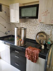Kitchen Image of 650 Sq.ft 1 BHK Apartment / Flat for sale in Shree Prathamesh Vasudev Sky High Phase 1, Mira Road East Mira Bhayandar for Rs. 8500000