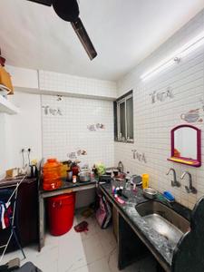 Kitchen Image of 510 Sq.ft 1 BHK Builder Floor for rent in Gokhalenagar Pune for Rs. 18500